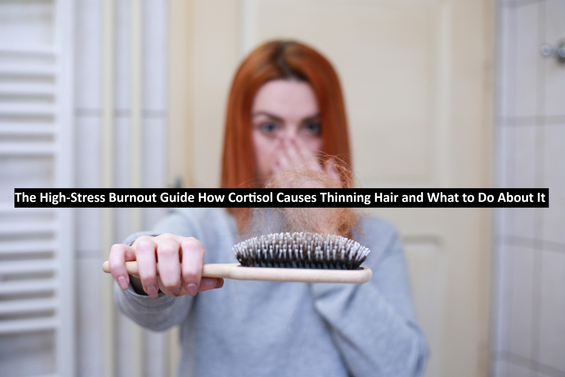 The High-Stress Burnout Guide How Cortisol Causes Thinning Hair and What to Do About It